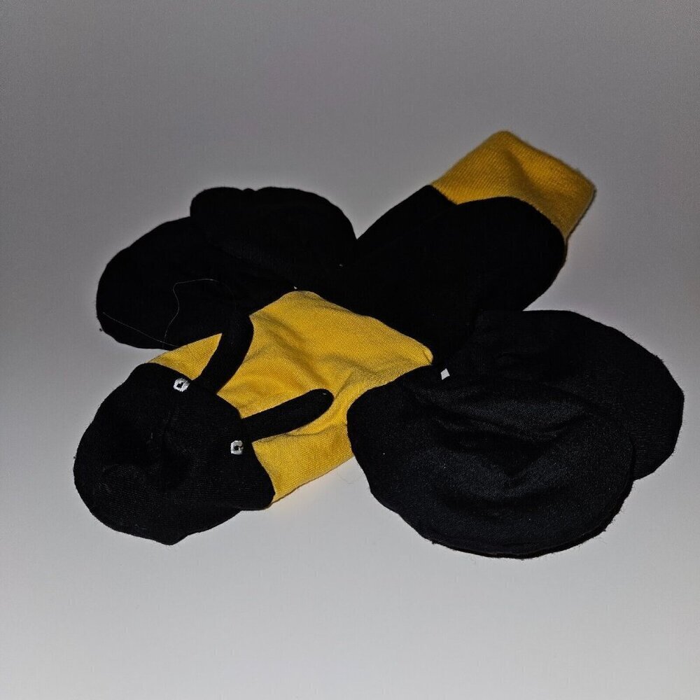 Pier 1 Imports Yellow Black Striped Bee Hand Puppet Bug Insect